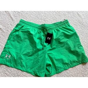 Under Armour Mens Essential Volley Shorts Green 2XL